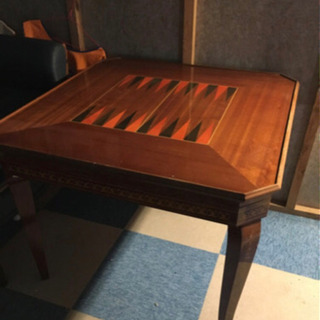 カジノルーレット一体型　ダイニングテーブルの画像