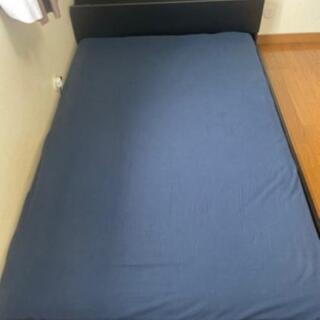 お話中!セミダブルベッドマットレスセットの画像