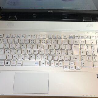 彡Ｗｅｂカメラ内蔵・ＮＥＣ　Ａランク品・超高速ｉ５第五/新品ＳＳＤ２４０ＧＢ/クリスタルホワイトWin10 64bit/Office2019付/15.6ｲﾝﾁ/メモリ８GＢ/無線/DVD・ＣＤ再生ソフト付　No.2212003の画像