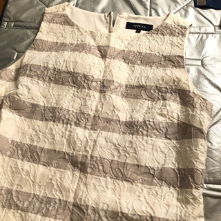 日本製　超美品ワンピース　綿麻の画像