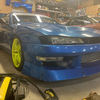 シルビア　S14 ドリフト　ドリ車　サーキット　の画像