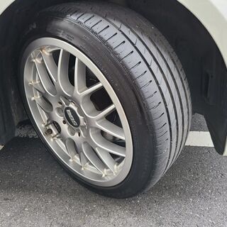 BMW320ツーリング　ハイライン　H19　車検4/4　走行60000ｋ　社外ＨＤＤナビ＆フルセグＴＶ　カラーバックカメラ　ベージュ革シート　ＢＢＳ１８ＡＷ　キセノン　禁煙車の画像