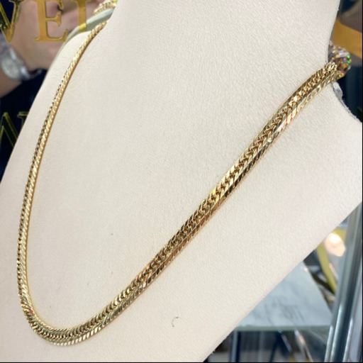 【中古品】K18 12面トリプル 50.7g 50cm［598］