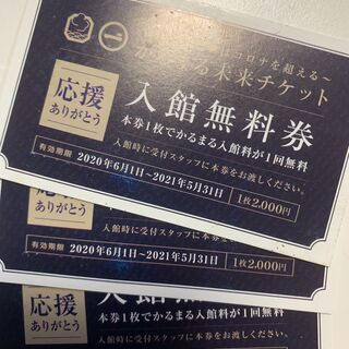 かるまる無料入館券
