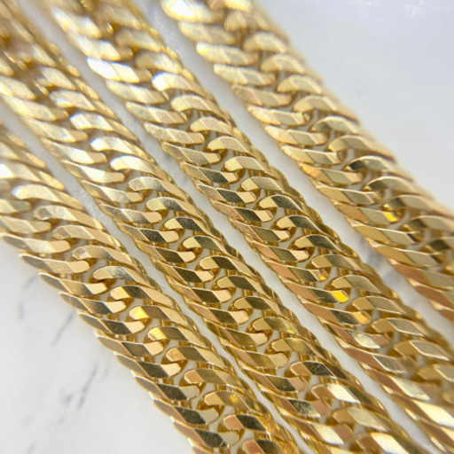 【中古品】K18 12面トリプル 30.1g 50cm［600］*\(^o^)/*さ