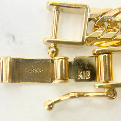 【中古品】K18 12面トリプル 30.1g 50cm［600］*\(^o^)/*さ