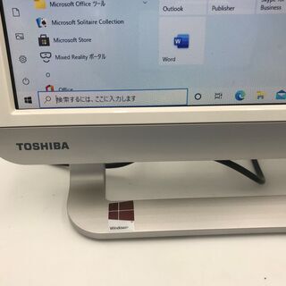 ★プライスダウン！【美品】TOSHIBA デスクトップPC 『Microsoft Office2019』 管理No3 『基本送料無料』  の画像