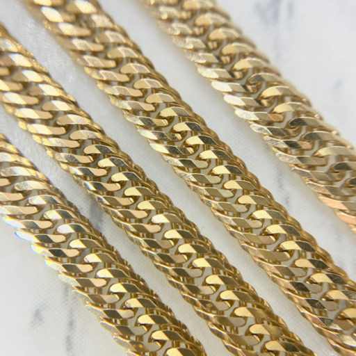 【中古品】K18 12面トリプル 12.3g 50cm［601］