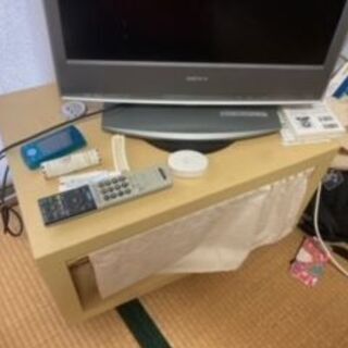 木製テレビ台　※本商品は、当方出品のテレビをご購入の場合差し上げますの画像