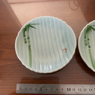 和風　竹柄　小皿