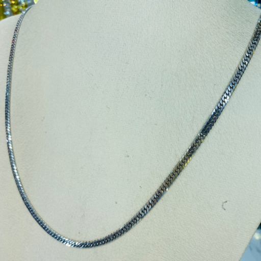 【中古品】Pt850 6面W 20.2g 50cm [63]