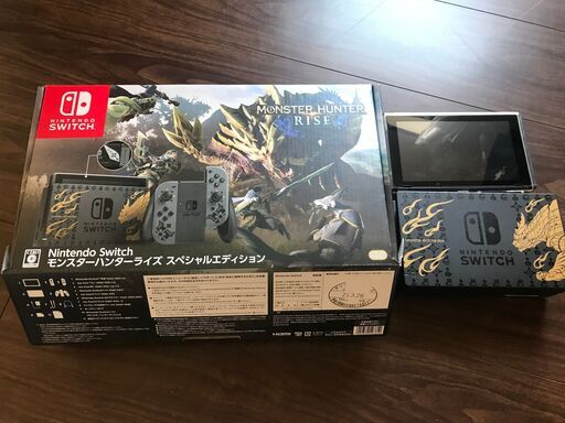 超美品　任天堂 switch　モンスターハンターライズ　スペシャルエディション　本体一式のみ