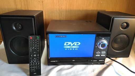 コンポ　CD　プレーヤー　DVD　映像　横