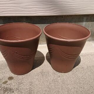縦長 プランター (プラ鉢) 2個セット