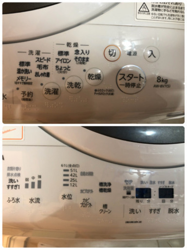 【2019年製】東芝洗濯乾燥機