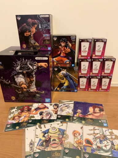 一番くじ ONE PIECE ワンピース A賞カイドウ C賞ルフィ D賞ロー E賞キッド　フィギュア