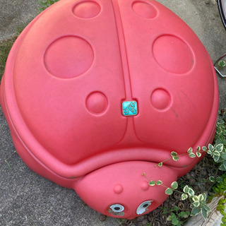 決まりました　てんとう虫の砂場　差し上げます