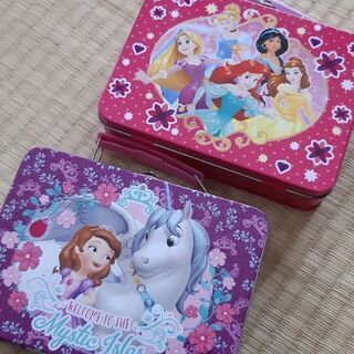 缶　ミニバッグ　おもちゃ入れ　ディズニープリセス　ソフィア