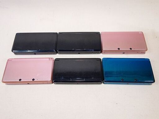 【苫小牧バナナ】ジャンク!!!NINTENDO/任天堂 CTR-001 3DS 6台セット まとめ売り 現状渡し 部品取りに!