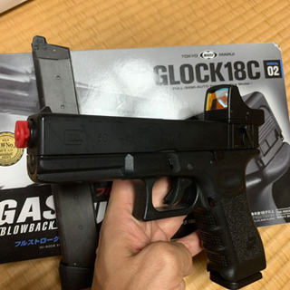 グロック18c 東京マルイ サイト付き フルオート ガス