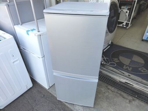 SHARP 137L  2ドア冷蔵庫 SJ-D14A-S 2015年製 シルバー 百四十Lクラス  シャープ 銀色 札幌市 中央区