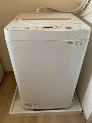 急募！洗濯機SHARP ES-GE4E(W) 美品