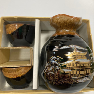 新品未使用　金閣寺　徳利　セット　ぐい呑