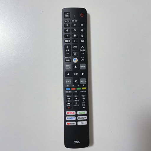 【ほぼ新品 TCL TV】テレビ 32型 液晶テレビ 一人暮らし 外付けHDD録画機能付き 裏番組録画対応 Android TV スマ