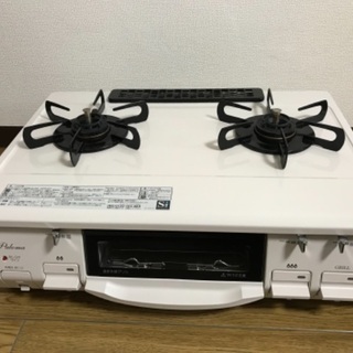 パロマ ガステーブル 白 右強火 中古
