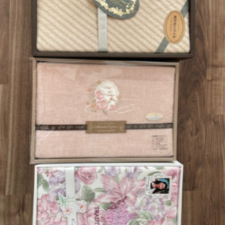 さしあげます　マイヤーシーツ　新品3枚