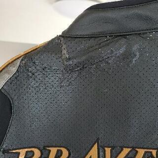 【中古品】バイク　革ジャケットの画像