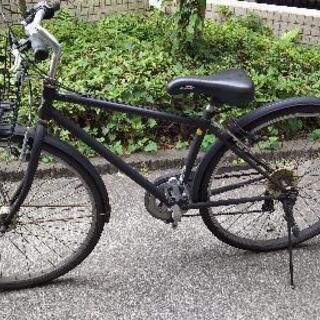MIYATA 自転車　黒　26インチ　変速　整備済み　値段交渉