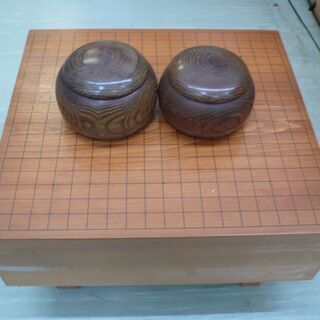 【店頭取引のみ】囲碁盤 碁石セット