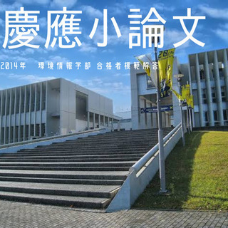SFC小論文合格者 模範解答