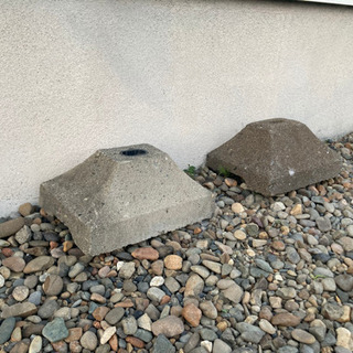 物干し用　置き石4つ　の画像