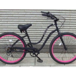 新品未使用　ビーチクルーザー　自転車