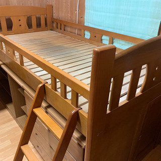 システムデスク②（学習机＆ロフトベッド）の画像