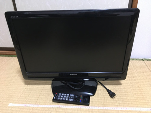 TOSHIBA REGZA22AV550(対応リモコン、b-casカード、アンテナケーブル付属)