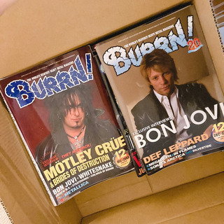 メタル雑誌 BURRN! 古本まとめ売りの画像