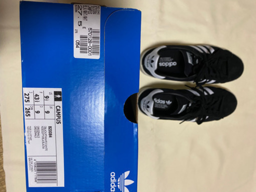 【中古、美品】adidas シューズ　サイズ27/5cm