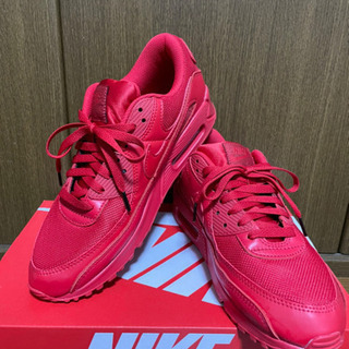【ほぼ新品/27.5cm】NIKE エアマックス 90 レッド 赤