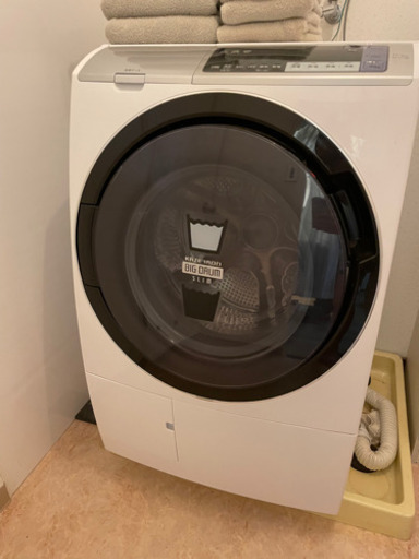 再出品！高性能★日立 ドラム式洗濯乾燥機 ビッグドラム 左開き 11kg 