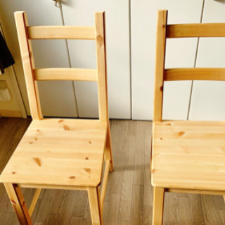 ダイニングテーブル＋チェア2セット　【IKEA】INGO インゴーの画像