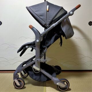 難あり 配達可★PayPay対応★ I-GO【babysing】 ベビーカー バギー グレーの画像