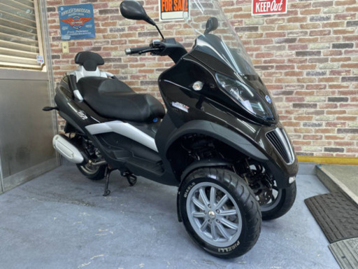 【側車付登録普通免許AT可ノーヘル♪スペーサーワイドトレット】  ピアッジオ MP3 250ie LT 超低走行【 動画有】検）ジレラ フォコ トライク