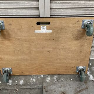 モノタロウ 木製平台車 ゴム車輪 全面すべり止め付き 60ｘ90㎝ 新品定価7,579円の画像