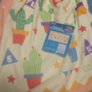 新品　未使用　タグ　つき　スクール　水着　女児　120　値下  ラップタオルの画像