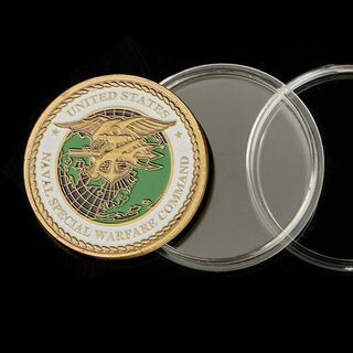 【非売品・記念品】アメリカ合衆国海軍の特殊部隊チャレンジコインの画像