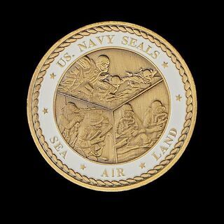 【非売品・記念品】アメリカ合衆国海軍の特殊部隊チャレンジコインの画像