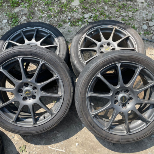 ATEC シュナイダー　17インチ　ガンメタ　アルミホイール